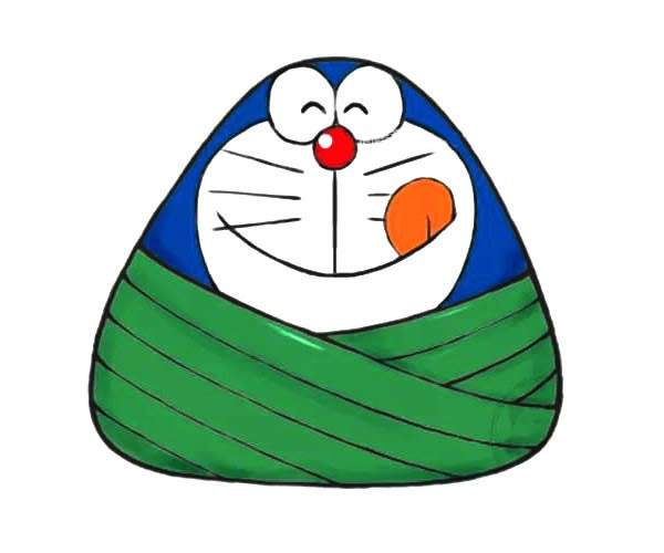 卡通动漫粽子简笔画大全