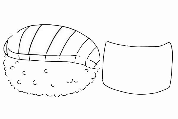 寿司和鱼子酱简笔画教程 寿司和鱼子酱简笔画教程