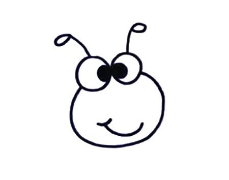 蜜蜂简笔画步骤详解