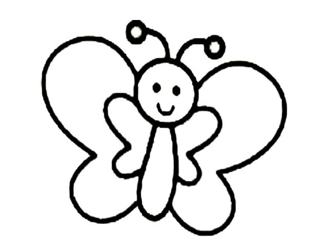 简单可爱蝴蝶简笔画(可爱蝴蝶简笔画)