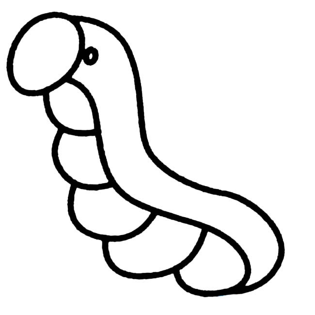 大青虫简笔画(大青虫图片唯美图片欣赏)