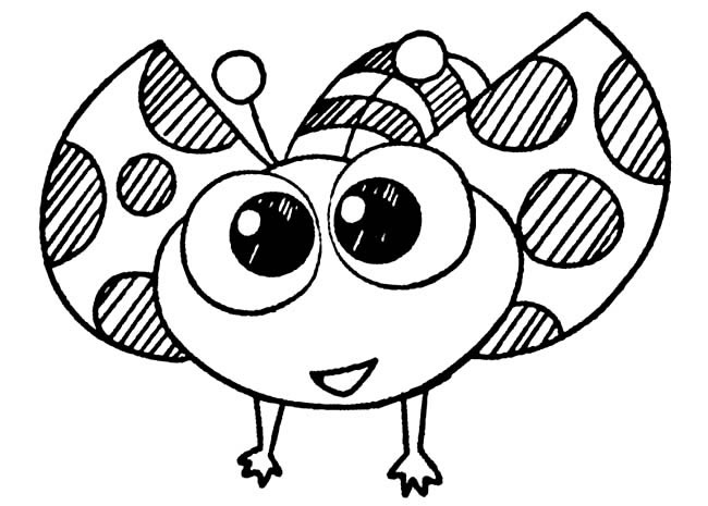 卡通的七星瓢虫简笔画(七星瓢虫简笔画 儿童简笔画)