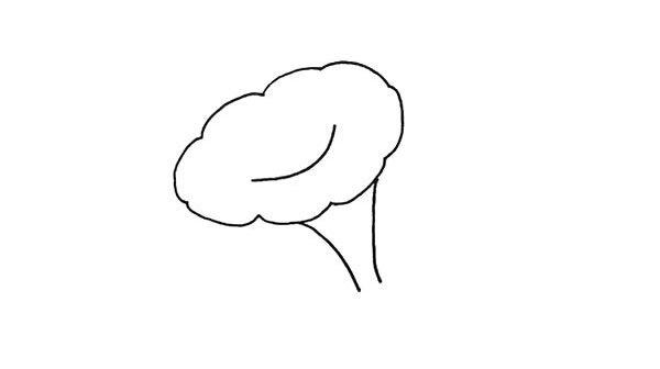 带颜色的喇叭花怎么画？