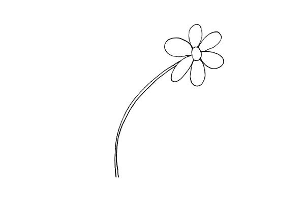 一步步教你画太阳花简笔画