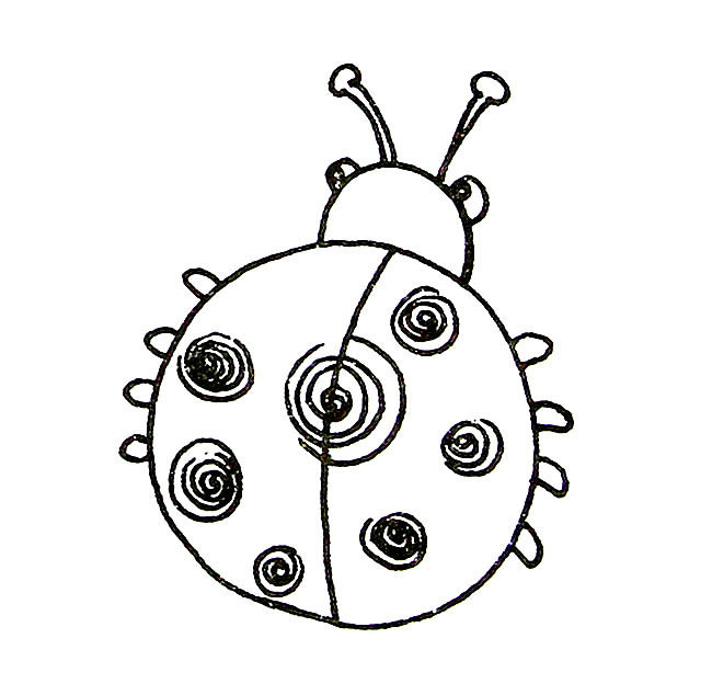 七星瓢虫简单画法(七星瓢虫的步骤怎么画)