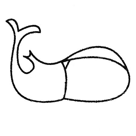 甲虫简笔画教程