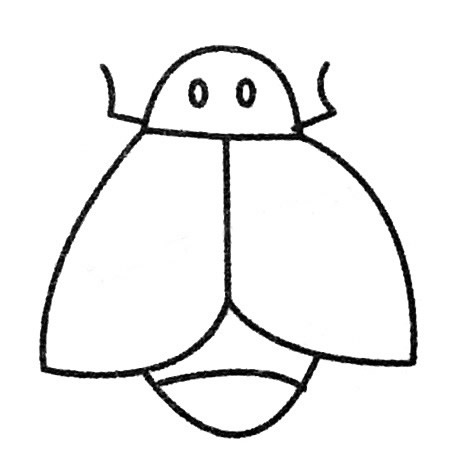 分享几张知了的简笔画