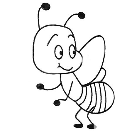 卡通蜜蜂简笔画图片大全