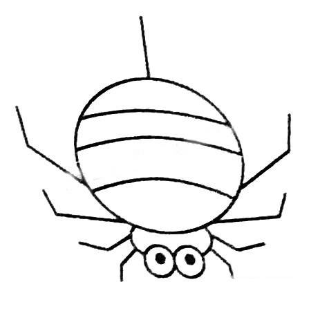 蜘蛛简笔画图片大全(蜘蛛简笔画图片大全可爱)