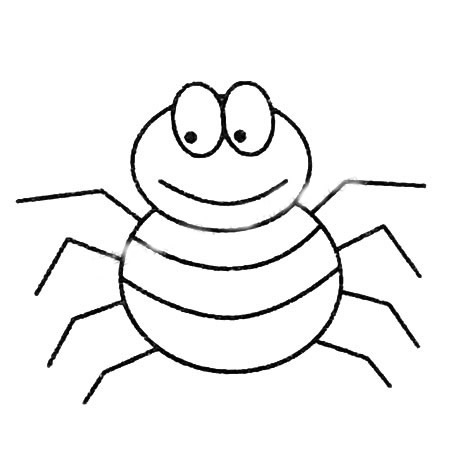 蜘蛛简笔画图片大全