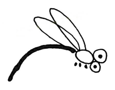 9种不同的蜻蜓简笔画(蜻蜓简单)