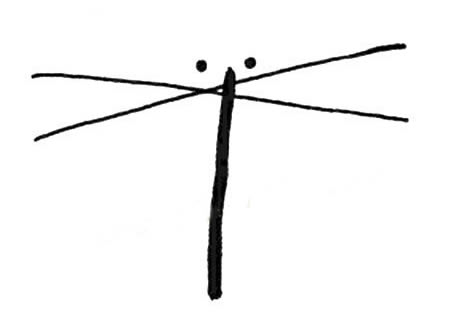 9种不同的蜻蜓简笔画