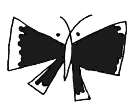 15张各不相同的蝴蝶简笔画