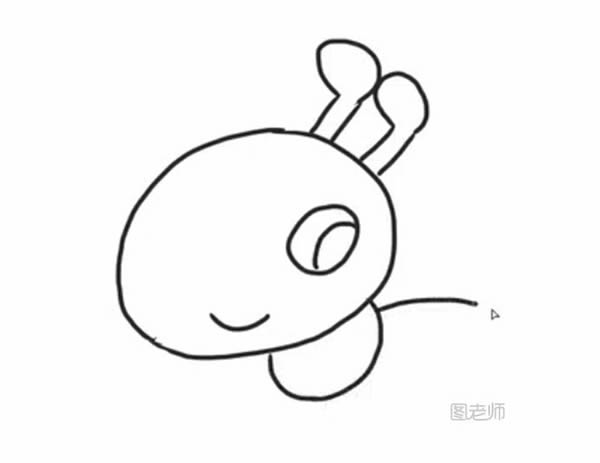 小蚂蚁简笔画的画法步骤 小蚂蚁简笔画的画法步骤