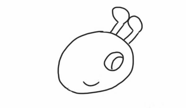 小蚂蚁简笔画的画法步骤 小蚂蚁简笔画的画法步骤