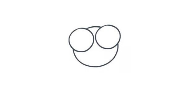 漂亮涂色的卡通蜻蜓简笔画