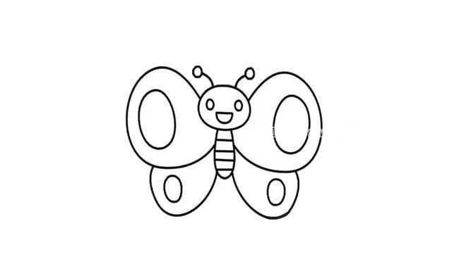 蝴蝶简笔画简单画法