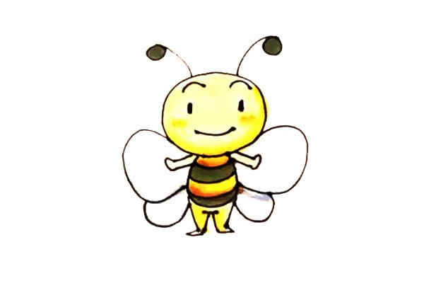 一步步教你画蜜蜂简笔画 一步步教你画蜜蜂简笔画