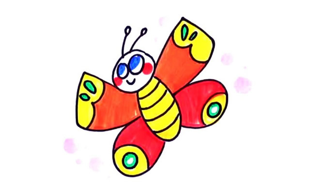 几步就完成的蝴蝶简笔画 几步就完成的蝴蝶简笔画