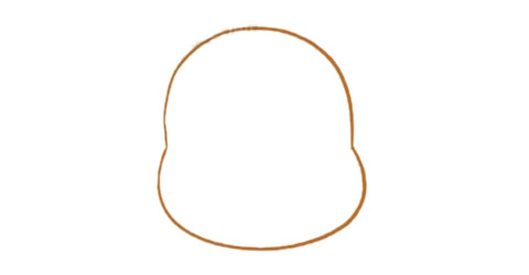 黄色的卡通蚂蚁简笔画