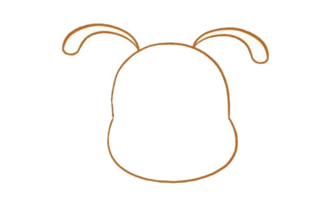 黄色的卡通蚂蚁简笔画