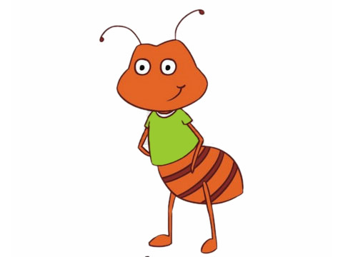 卡通蚂蚁简笔画图片大全