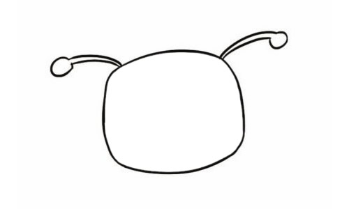 可爱很萌的七星瓢虫简笔画