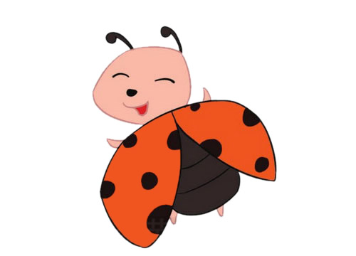 彩色的七星瓢虫简笔画大全