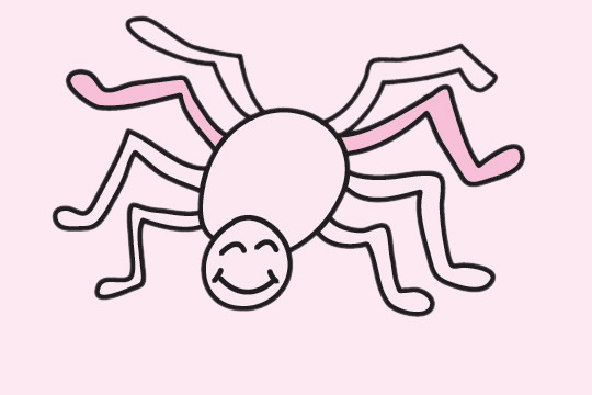分享一些蜘蛛的简笔画