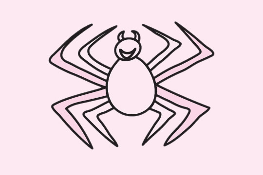分享一些蜘蛛的简笔画