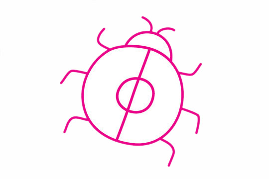 只需五步学会瓢虫简笔画 只需五步学会瓢虫简笔画