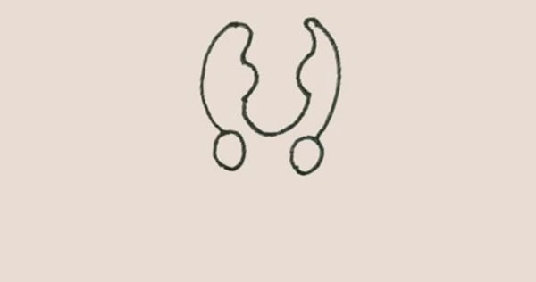 涂色的甲壳虫简笔画步骤