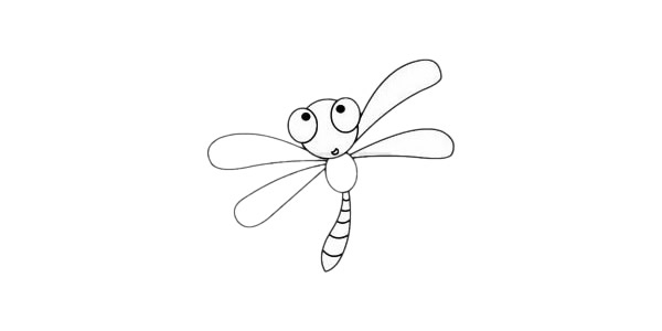 简单的蜻蜓简笔画 简单的蜻蜓简笔画