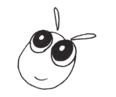 草蜢简笔画步骤教程