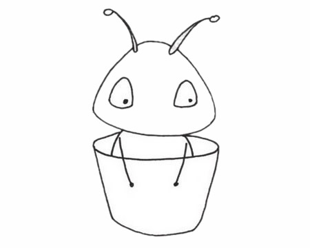 一组蚂蚁简笔画图片大全 一组蚂蚁简笔画图片大全