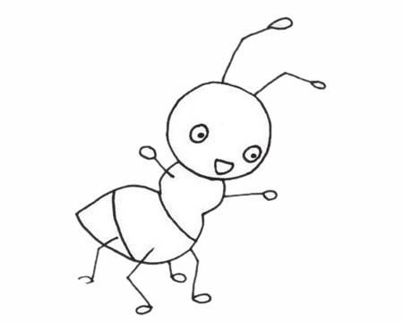 一组蚂蚁简笔画图片大全 一组蚂蚁简笔画图片大全