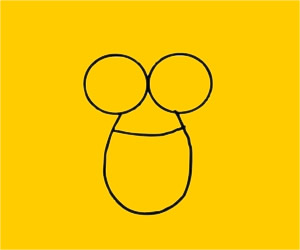 超简单的蝉简笔画步骤