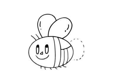 萤火虫简笔画图片大全