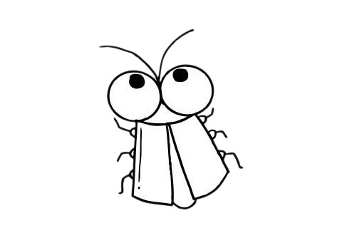 萤火虫简笔画图片大全