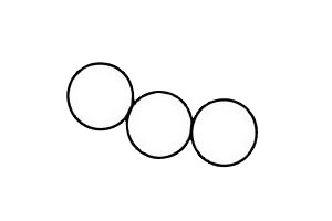 几个圈就能画出毛毛虫