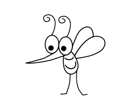 一组关于蚊子的简笔画大全