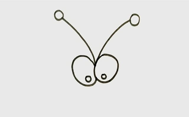 蟑螂儿童简笔画