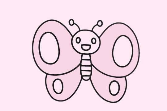 分享几张蝴蝶简笔画