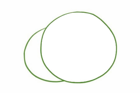 大头毛毛虫简笔画