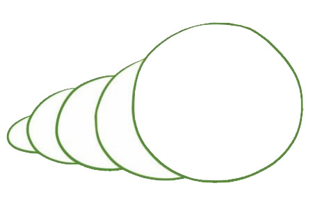 大头毛毛虫简笔画