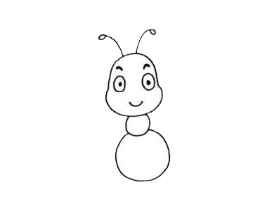 几步就会的蚂蚁卡通画