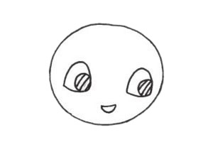 几笔就会的毛毛虫卡通画