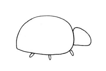 几笔就会的瓢虫儿童画 几笔就会的瓢虫儿童画