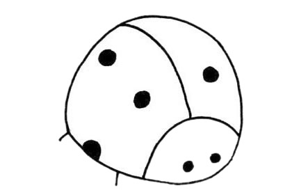 一组超简单瓢虫简笔画(瓢虫简单简笔画)