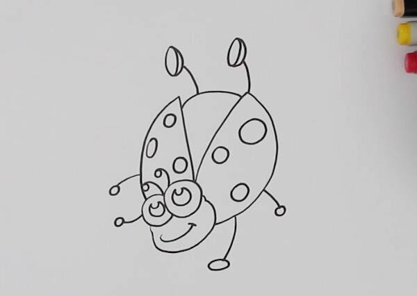 七星瓢虫简笔画教程 七星瓢虫简笔画教程